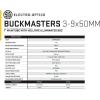 imageSIG SAUER Buckmasters 39x50mm 1quot Tube Second Focal PlaneSFPF2 Durable Shockproof Waterproof Fogproof Black RiflescopeHellfire Buckmasters BDC Illuminated Reticle