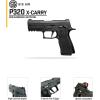 imageSIG SAUER P320 XCARRY CO2 Blowback SemiAuto 45mm Caliber Steel BB Optics Compatible Durable Black Air Pistol with High Contrast Sights  Airgun for Training Target Practice ampamp Recreational Shooting