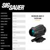 imageSIG SAUER ROMEO5 GEN II 1x20mm Compact Durable IPX7 Waterproof 2 MOA Rifle Shooting Dot Sight ParallaxFree Optical Design 12 Illumination SettingsGreen Dot Sight  Black SOR5102