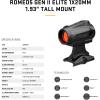 imageSIG SAUER ROMEO5 GEN II Elite 1x20mm Red Dot Sight with Quad Ballistic Circle Dot Reticle  MOTAC IPX7 Waterproof MultiCoated Lens 12 Illumination Settings193 Tall IBEAM Mount