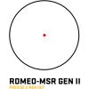 imageSIG SAUER RomeoMSR GEN II 1x20mm 2 MOA Red Dot Sight ampamp JULIET5MICRO 5x24mm Magnifier Combo Kit  Durable Waterproof Fogproof Rifle Shooting Optic Package