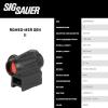 imageSIG SAUER RomeoMSR GEN II 2 MOA Dot Sight  1x 20 mm Durable Waterproof FogProof Dot Sight with ParallaxFree Optical Design ampamp 12 Illumination SettingsRed Dot Sight