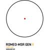 imageSIG SAUER RomeoMSR GEN II 2 MOA Dot Sight  1x 20 mm Durable Waterproof FogProof Dot Sight with ParallaxFree Optical Design ampamp 12 Illumination SettingsRed Dot Sight