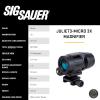 imageSIG SAUER RomeoMSR Gen II 1x20mm 2 MOA Red Dot Sight ampamp 3x22mm JULIET3Micro Magnifier Combo Kit  Durable Waterproof Adjustable Shooting Gun Optic Package