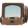 imageSIG SAUER RomeoX Compact PistolMounted Red Dot Sight  Rugged Durable Aluminum Lightweight Waterproof MOTAC Micro Open Reflex Sight with 15 Illumination SettingsFlat Dark Earth