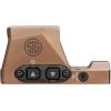 imageSIG SAUER RomeoX PRO PistolMounted Red Dot Sight  Durable Aluminum Lightweight Waterproof MOTAC Miniature Open Reflex Sight with 15 Illumination SettingsFlat Dark Earth