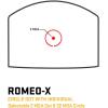 imageSIG SAUER RomeoX PRO PistolMounted Red Dot Sight  Durable Aluminum Lightweight Waterproof MOTAC Miniature Open Reflex Sight with 15 Illumination SettingsFlat Dark Earth