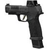 imageSIG SAUER RomeoX SIGLock Compact Red Dot Sight  Rugged Durable Aluminum Lightweight Waterproof MOTAC Fully Enclosed Reflex Sight with 15 Illumination Settings6 MOA Red Dot