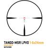 imageSIG SAUER TangoMSR LPVO 16x24mm Waterproof Fogproof Rugged Tactical Hunting Rifle Scope  Second Focal PlaneSFPF2  Includes AlphaMSR Aluminum Mount FlipBack Lens CoversMSR BDC6 Illuminated Reticle  Black