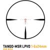 imageSIG SAUER TangoMSR LPVO 16x24mm Waterproof Fogproof Rugged Tactical Hunting Rifle Scope  Second Focal PlaneSFPF2  Includes AlphaMSR Aluminum Mount FlipBack Lens CoversMSR BDC6 Illuminated Reticle  Coyote Tan