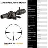 imageSIG SAUER TangoMSR LPVO 18x24mm 30mm Maintube SFP Riflescope  Shockproof Waterproof Fogproof Hunting Rifle Scope with Illuminated MSR BDC8 Reticle  Lens Covers ampamp Cantilever Mount IncludedTactical Riflescope Black