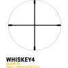 imageSIG SAUER WHISKEY4 312X44mm 30mm Tube SFP Durable Lightweight Precise Waterproof Black Hunting Riflescope FlipBack Caps ampamp Throw Lever IncludedQuadplex Reticle NonIlluminated