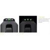 imageSIG SAUER XRAY3 Enhanced Visibility 3Dot Tritium DayNight Pistol Sights  HighContrast Green Front Sight ampamp BlackedOut Rear Sight Compatible with Sig Sauer PistolsRound Notch