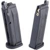 imageSig Sauer ProForce 21Round Airsoft Magazines Compatible with P320 M18 Air Guns  Green Gas Housing  Tan or Black Base PlateBlack Plate