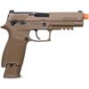 imageSig Sauer Proforce 6mm BB Caliber Metal Slide Construction with Full BlowBack Action 21rd M17 Airsoft Pistol Coyote TanCO2 Power Source