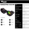 imageSig Sauer ROMEO1PRO 1x30mm 3 MOA Red Dot Sight  Durable Fogproof Waterproof CorrosionResistant Compact Open Reflex Sight with Protective Shroud