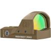 imageSig Sauer ROMEO1PRO 1x30mm 6 MOA Red Dot Sight  Compact Durable Aluminum CorrosionResistant Waterproof Open Reflex Sight with Protective ShroudFlat Dark Earth