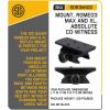 imageSig Sauer ROMEO3 MAX ampamp XL Reflex Sight Absolute CoWitness PicatinnyStyle Mount Matte Black