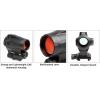 imageSig Sauer ROMEO5XDR 1x20mm Red Dot Sight Compact IPX7 Waterproof Rifle Shooting Sight 2 MOACircle Dot Dual Reticle 12 Illumination Settings