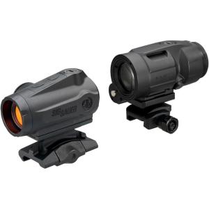 imageSIG SAUER ROMEO5 Gen II 1x20mm 2 MOA Red Dot Sight ampamp 3x22mm JULIET3Micro Magnifier Combo Kit  Durable Waterproof Adjustable Shooting Optic Package