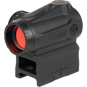 imageSIG SAUER RomeoMSR GEN II 2 MOA Dot Sight  1x 20 mm Durable Waterproof FogProof Dot Sight with ParallaxFree Optical Design ampamp 12 Illumination SettingsGreen Dot Sight