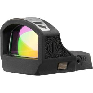 imageSIG SAUER RomeoRS PRO Reinforced Steel 8 Brightness Modes Pistol Dot Sight with Aspherical Glass Lens  Compatible with Optic Ready P320 P226 ampamp P229  Red DotGreen Dot OptionsBlack Housing