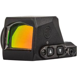imageSIG SAUER RomeoX Compact PistolMounted Red Dot Sight  Rugged Durable Aluminum Lightweight Waterproof MOTAC Micro Open Reflex Sight with 15 Illumination SettingsBlack