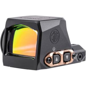 imageSIG SAUER RomeoX Compact PistolMounted Red Dot Sight  Rugged Durable Aluminum Lightweight Waterproof MOTAC Micro Open Reflex Sight with 15 Illumination SettingsRose