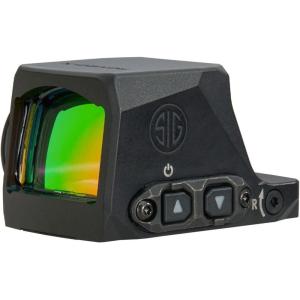 imageSIG SAUER RomeoX Enclosed Compact PistolMounted Red Dot Sight  Rugged Durable Aluminum Lightweight Waterproof MOTAC Micro Reflex Sight with 15 Illumination Settings6 MOA Red Dot  Black