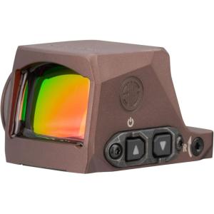 imageSIG SAUER RomeoX Enclosed Compact PistolMounted Red Dot Sight  Rugged Durable Aluminum Lightweight Waterproof MOTAC Micro Reflex Sight with 15 Illumination SettingsCircle Dot  Flat Dark Earth