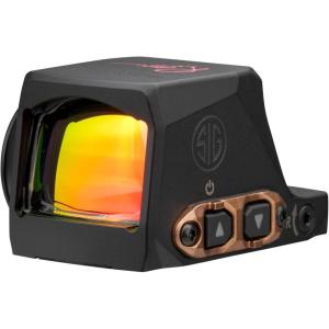 imageSIG SAUER RomeoX Enclosed Compact PistolMounted Red Dot Sight  Rugged Durable Aluminum Lightweight Waterproof MOTAC Micro Reflex Sight with 15 Illumination SettingsCircle Dot  Rose