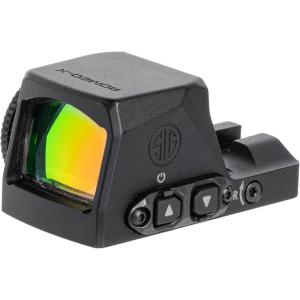 imageSIG SAUER RomeoX PRO PistolMounted Red Dot Sight  Durable Aluminum Lightweight Waterproof MOTAC Miniature Open Reflex Sight with 15 Illumination SettingsBlack