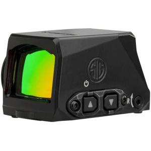 imageSIG SAUER RomeoX SIGLock Compact Red Dot Sight  Rugged Durable Aluminum Lightweight Waterproof MOTAC Fully Enclosed Reflex Sight with 15 Illumination Settings2 MOA Red Dot  32 MOA Circle Dot