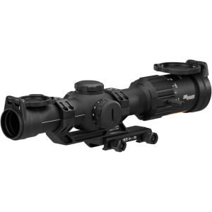 imageSIG SAUER TangoMSR LPVO 16x24mm Waterproof Fogproof Rugged Tactical Hunting Rifle Scope  Second Focal PlaneSFPF2  Includes AlphaMSR Aluminum Mount FlipBack Lens CoversMSR BDC6 Illuminated Reticle  Black
