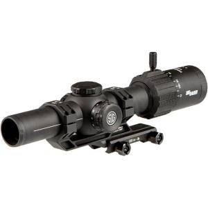 imageSIG SAUER TangoMSR LPVO 18x24mm 30mm Maintube SFP Riflescope  Shockproof Waterproof Fogproof Hunting Rifle Scope with Illuminated MSR BDC8 Reticle  Lens Covers ampamp Cantilever Mount IncludedTactical Riflescope Black
