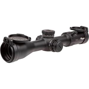 imageSIG SAUER WHISKEY4 312X44mm 30mm Tube SFP Durable Lightweight Precise Waterproof Black Hunting Riflescope FlipBack Caps ampamp Throw Lever IncludedBDC1 Reticle NonIlluminated