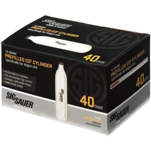 imageSig Sauer 12 Gram Prefilled CO2 Cylinders for Airguns  Compact Lightweight Replacement CO2 Cartridges with Stable Power Output for ASP Air Pistols ampamp Air Rifles40 Cylinders