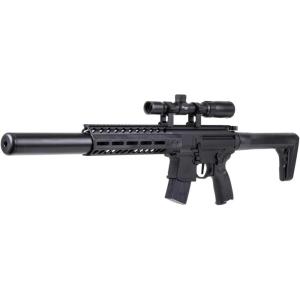 imageSig Sauer MCX Gen 2 177 Caliber 30rd CO2Powered SemiAuto Pellet Air Rifle  Accurate HighPerformance Airgun for Shooting Training ampamp PracticeBlack w Scope