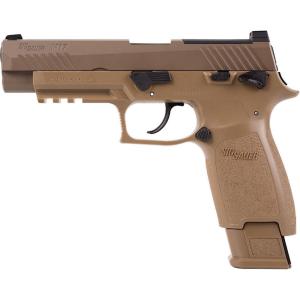 imageSig Sauer P320 M17 CO2Powered 177 Cal SemiAutomatic Air Pistol with 20rd Pellet Magazine Included