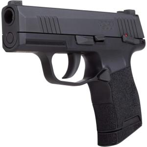 imageSig Sauer P365 45mm Steel BB Cal CO2Powered SemiAutomatic Air Pistol  20rd BB Magazine ampamp Green High Visibility 3Dot Fixed Sights Included