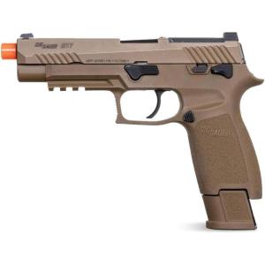 imageSig Sauer Proforce 6mm BB Caliber Metal Slide Construction with Full BlowBack Action 21rd M17 Airsoft Pistol Coyote TanGreen Gas Powered