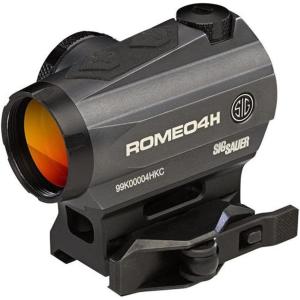 imageSig Sauer ROMEO4H 120 mm Waterproof Strong AircraftGrade CNC Aluminum Closed Red Dot Sight  Choose Reticle Options2 MOA Red Dot Ballistic Circle Dot SOR43011