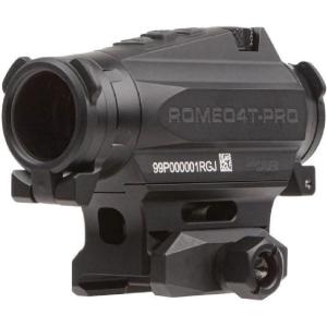 imageSig Sauer ROMEO4TPRO 1x20mm Red Dot Sight  Red Quad Ballistic Circle Dot Reticle 05 MOA BlackFDEBlack