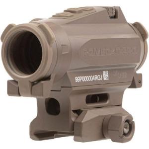 imageSig Sauer ROMEO4TPRO 1x20mm Red Dot Sight  Red Quad Ballistic Circle Dot Reticle 05 MOA BlackFDEFDE