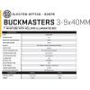 imageSIG SAUER Buckmasters 39x40mm 1quot Tube Second Focal PlaneSFPF2 Durable Shockproof Waterproof Fogproof Black RiflescopeHellfire Buckmasters BDC Illuminated Reticle