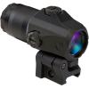 imageSIG SAUER JULIET4 4X Magnifier  Durable Compact Waterproof Adjustable Quick Release PowerCam  M1913 Picatinny Red Dot Sight MagnifierBlack
