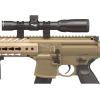 imageSIG SAUER MCX 177 CO2 Air Rifle with 14x24 Scope Tan ampamp Black
