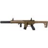 imageSIG SAUER MCX CO2Powered SemiAutomatic 177 Caliber Pellet Air Rifle with FlipUp Front ampamp Rear Sights