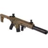 imageSIG SAUER MCX CO2Powered SemiAutomatic 177 Caliber Pellet Air Rifle with FlipUp Front ampamp Rear Sights