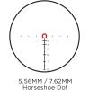 imageSIG SAUER TANGO6T 16x24mm 30mm Tube Second Focal Plane  F2 Durable IPX8 Waterproof Fogproof Flat Dark Earth Hunting Riflescope with FL6 Hellfire Illuminated Reticle  Throw Lever Included556762 Horseshoe Dot Reticle  F1 Illuminated Reticle